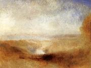 Joseph Mallord William Turner Landscape with Juntion of the Severn and the Wye Spain oil painting artist